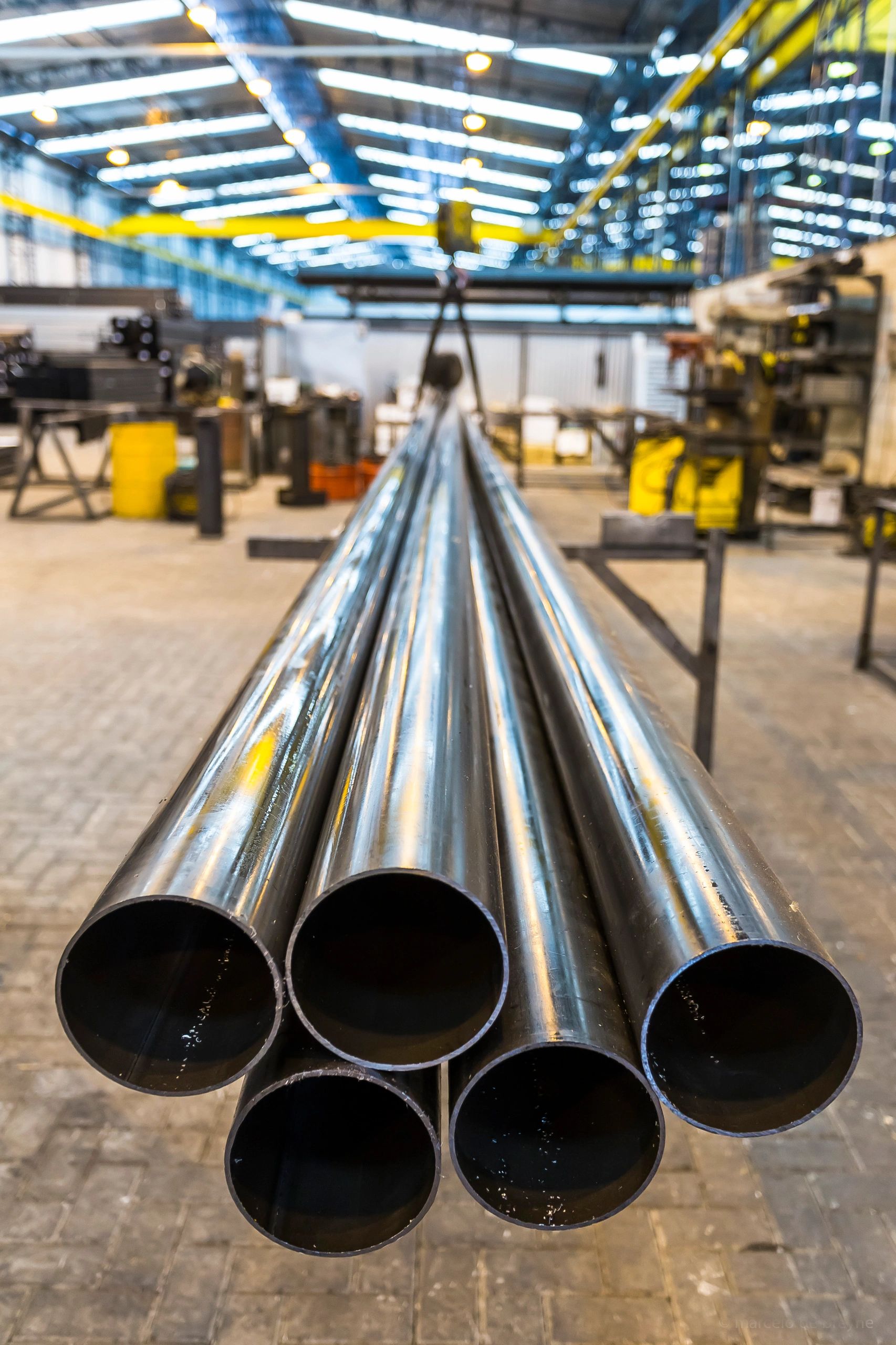 Structural steel fabrication